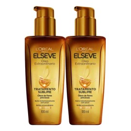 Kit de 2 Óleo Extraordinario para Cabello 100ml Elseve L'oréal