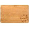 Samunshi® Wooden Board with Engraving "Allerbeste Mama" Bamboo Breakfast Board
