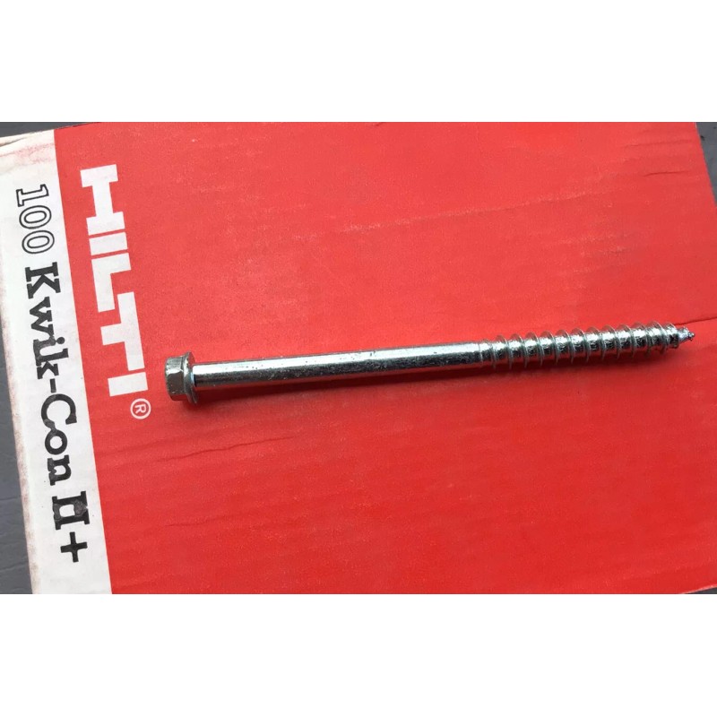 HILTI Kwik-con II, 14 x 4” Torx HWH, 100 ct