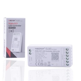 Mi Light MiBoxer FUT039W Mini WiFi + RF Receiver - RGB+CCT for Multicoloured LED Strips - Compatible with Alexa and Google