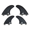 Honeycomb Quad 4 fin set (FCS compatible M5+G-X), Red