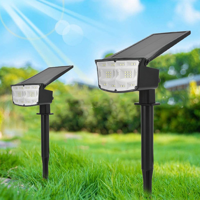 Solar Landscape Light Waterproof 38LEDs Solar Spot Lamp with High