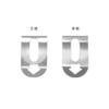 Tokin 5C-20S 5-Piece Clip, Silver, Pack of 20