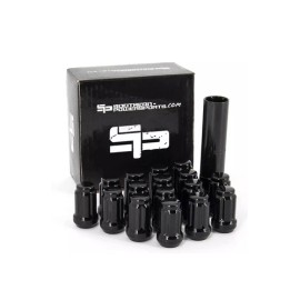 southern powersports 2020-2024 Polaris RZR Pro XP Tapered Lug Nuts 12MM X 1.50 W/Key 16 Pack (BLACK)