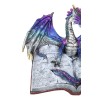 Guardian Of Bibliography Purple Blue Dragon Emerging Out Of Spell