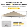 CROWN SHADES 12x12 Canopy Replacement Top - Only Compatible with