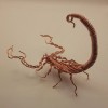 Wire Wrapped Scorpion 16ga Copper Cactus Garden Desk Home Decoration