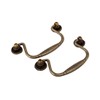 uxcell Zinc Alloy Retro Style Kitchen Cabinet Cupboard Pull Handle