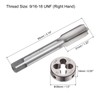 sourcing map 2pcs Tap and Die Set, 9/16-18 UNF Thread