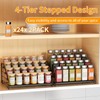 RCHYFEED Spice Rack Organizer for Cabinet Pantry,4 Tier Countertop Spice
