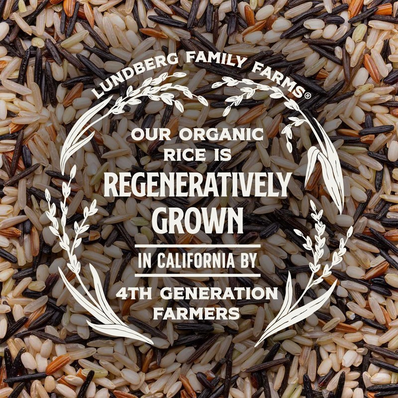 Lundberg Regenerative Organic Certified Wild Blend Rice – Brown, Red