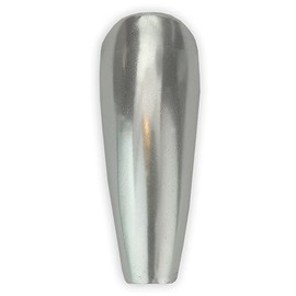 Fine pigments with small applicator sponge in practical pen shape for perfect, accurate application of chrome pigments - 01 silver