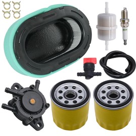 JDLLONG 32 083 09-S 24 393 04-S Air Filter 12 050 01-S Oil Filter for Kohler KT610 KT620 KT715 KT725 KT730 KT735 KT740 KT745 19HP-26HP 7000 Series Engines with Fuel Pump Maintenance Kit