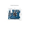 waveshare POE Power Over Ethernet HAT for Raspberry Pi 5,
