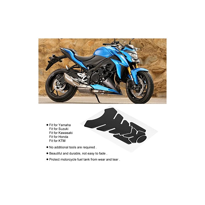 Auto 3D moto tanque de combustible pegatina cojín protector decoración