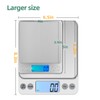 KUBEI Upgraded Larger Size Digital Food Scale Weight Gram, 5kg/0.1g