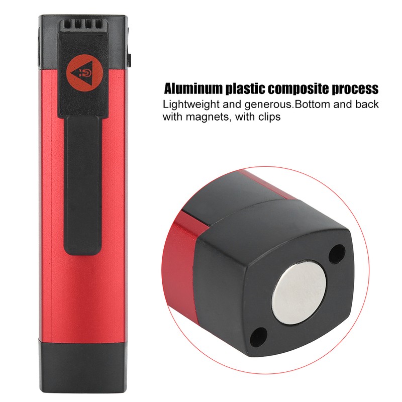 Portable COB Purple Light LED Flashlight Mini Magnet Torch 4