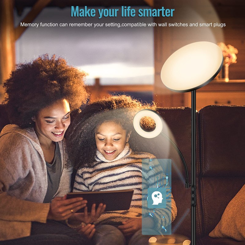 marctronic Floor Lamp, Upgraded 42W 4000LM Super Bright LED Floor