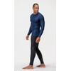DEVOPS 3 Pack Men's UPF 50+ Long Sleeve Compression Shirts