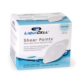 LiquiCell Shear Point Bandages, CPAP Nasal Pads, Box, 100 Bandages, Medium