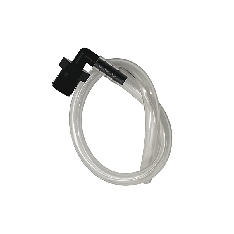 Oxygen Concentrator Humidifier Bottle Adapter Tubing 12" with Threaded Connector