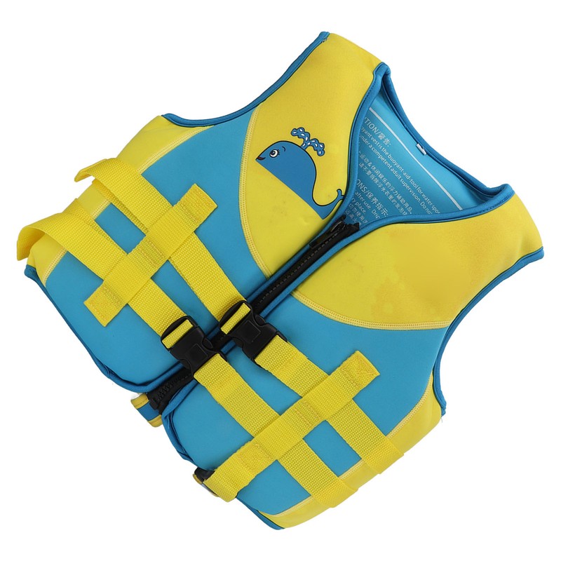 Kids Buoyancy Vest Adjustable Double Belt Design Safe Children Floating