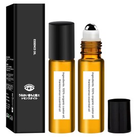 2pcs Time Eraser Oil, Time Eraser Rollerball Castor Oil and Frankincense, Castor Oil and Frankincense Eye Roller,Castor Oil Roller Ball