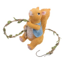 ORFOFE Adorable Squirrel Wall Mount Cute Outdoor Resin Decoration for Tree Climbing Durable Garden Ornament for Patio and Home Decor