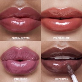 Cyzone  Glow Lip Oil Studio Look 6 g, Lip Gloss Oil con Color, Ácido Hialurónico y Aceites Nutritivos, Hidratación 30H, Brillo Natural, Labios Suaves 