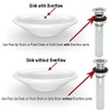 DecoDRAIN Grid Strainer Drain for Bathroom Vanity/Lavatory/Vessel/Sink, Plated ABS Body