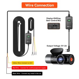 Vantrue Hardwiring Cable for  USB-C Dashcams with LCD Screen (See listing)