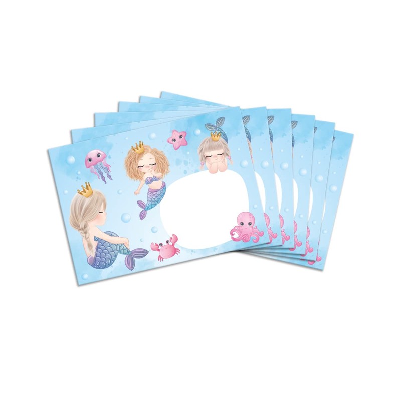 Girls Stationery Set Mermaid Letter Pad with Envelope for Kids