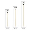 BambooMN 3.9 Inch Fancy Cow Cocktail Appetizers Bamboo Toothpick Picks,