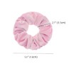 2 Pcs Pink Color Large Size Scrunchies for Hair Women