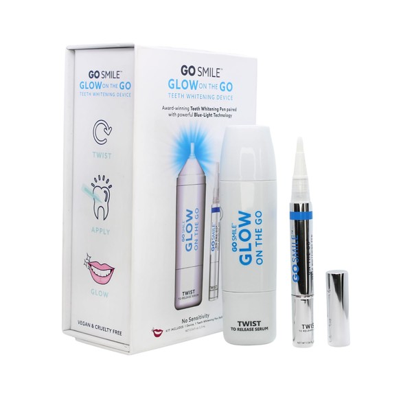 Go Smile Glow on the Go Teeth Whitening Pen Blue-Light Technology