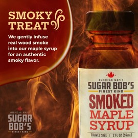 Sugar Bob's Finest Kind - Smoked Maple Syrup - Travel Size - 2 oz