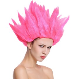 WIG ME UP - 91062-PC5 Women's / Men's Wig Carnival Halloween Cosplay Flower Tulip Fairy Elf Pink