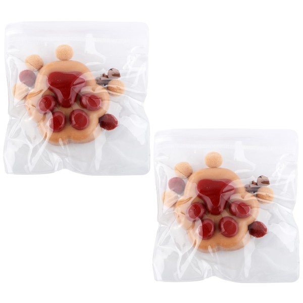 2pcs Cat Paw Squeeze Toys, Kawaii Cat Paw Squishy Stress