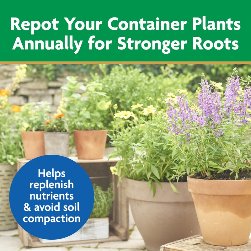 Miracle-Gro Moisture Control Potting Mix, For Container Plants, Protects against