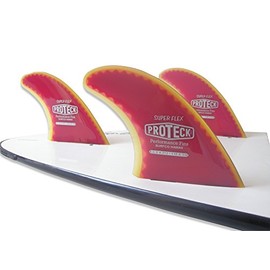 SurfCo - Pro Teck 4.50" Super Flex Thruster Set for Future