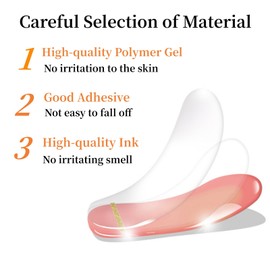 Semi Cured Gel Nail Strips - 20pcs Gel Nail Stickers Works with Any Nail Lamps, Salon-Quality, Long Lasting, Gel Nail Wraps, Includes Prep Pads, Nail File & Wooden Stick (White&Gold)