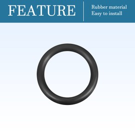 QUARKZMAN Pack of 10 Nitrile Rubber Ring Seal 30 mm x 22 mm x 4 mm for Tap Plumbers Repair Seal Connection, Black