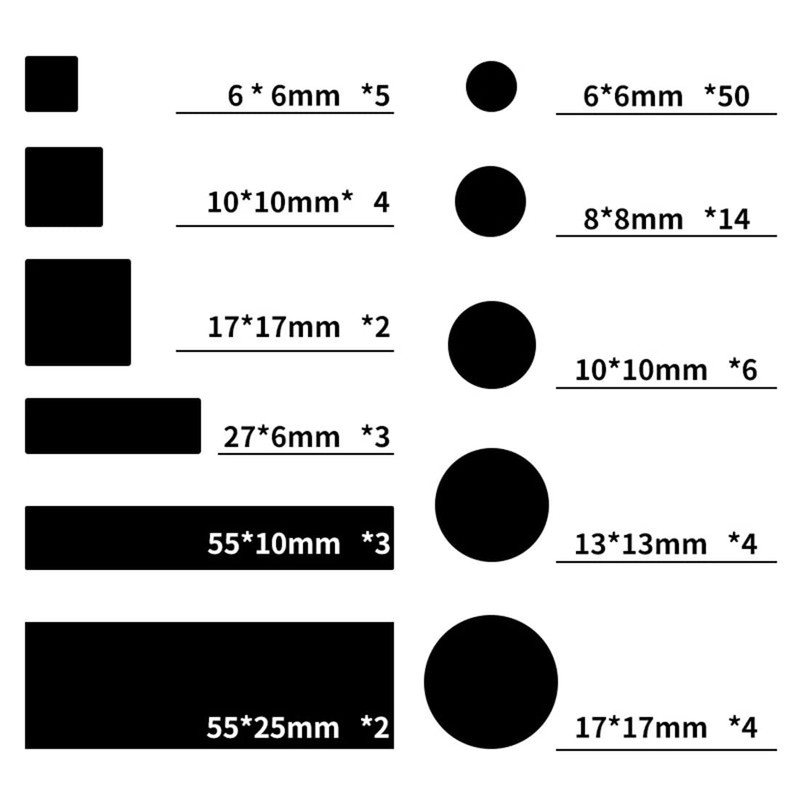 Buer Homie 4pcs Light Dimming Stickers Readable LED Shades，80%~100% Dimmable