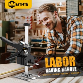 Mtnte Labor Saving Arm Jack Handle 12 in Furniture Jack Drywall Lift for Wall Tile Locator, Multi Function Height Adjustment, Door Panel, Lever Arm Tool Board Weight 330lb, Lift Range 6.7In