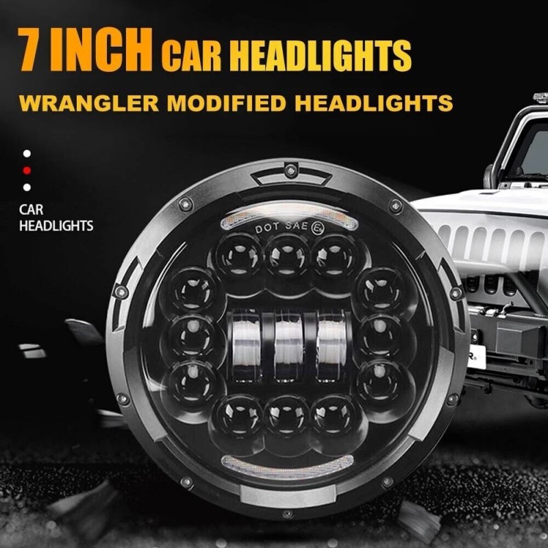 QULOOX 2X For Dodge Dart 1964-1976 DOT 7" inch Round