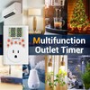 Timer Outlet, Nearpow Multifunctional Infinite Cycle Programmable Plug-in Digital Timer