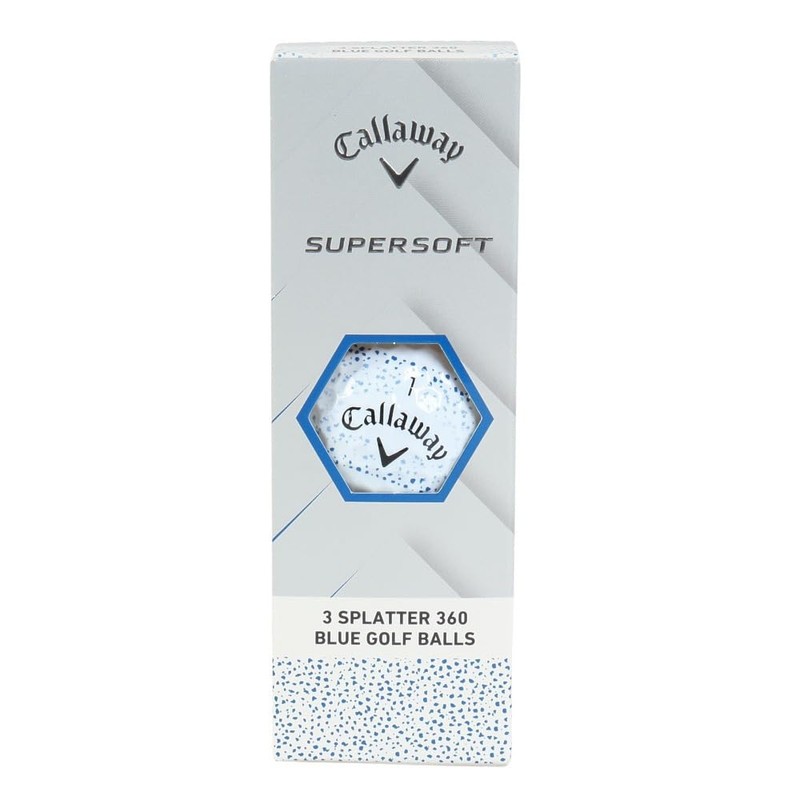 Callaway 1 Sleeve (3 Balls) Golf Certified Ball SUPERSOFT 25
