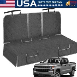 Dog Car Seat Cover Compatible with Full-Size Truck, Ford F150/250/350 Chevy S...