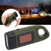 Multifunction Solar Hand LED Emergency Flashlight Crank Torch ABS Folding