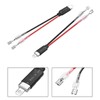 XMSJSIY H1 LED Wiring Headlight Converter Cables Conversion Harness Connector